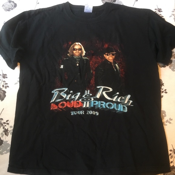 Big & Rich 2009 tour tee - Picture 2 of 5